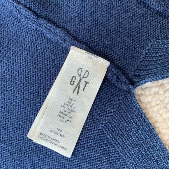 NEW w/o Tags GoodThreads Indigo Long Open Front Cardigan Sweater sz Small PW12 - Picture 7 of 8